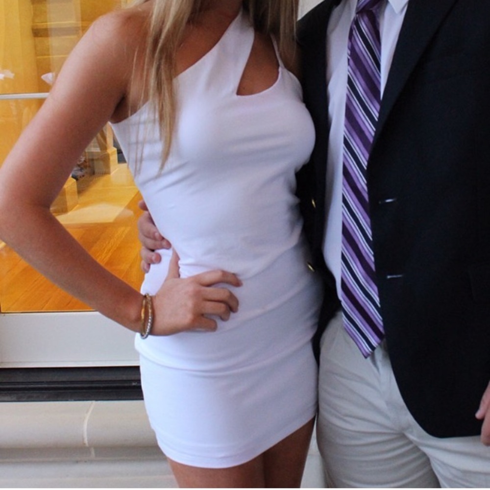 White dress from Revolve